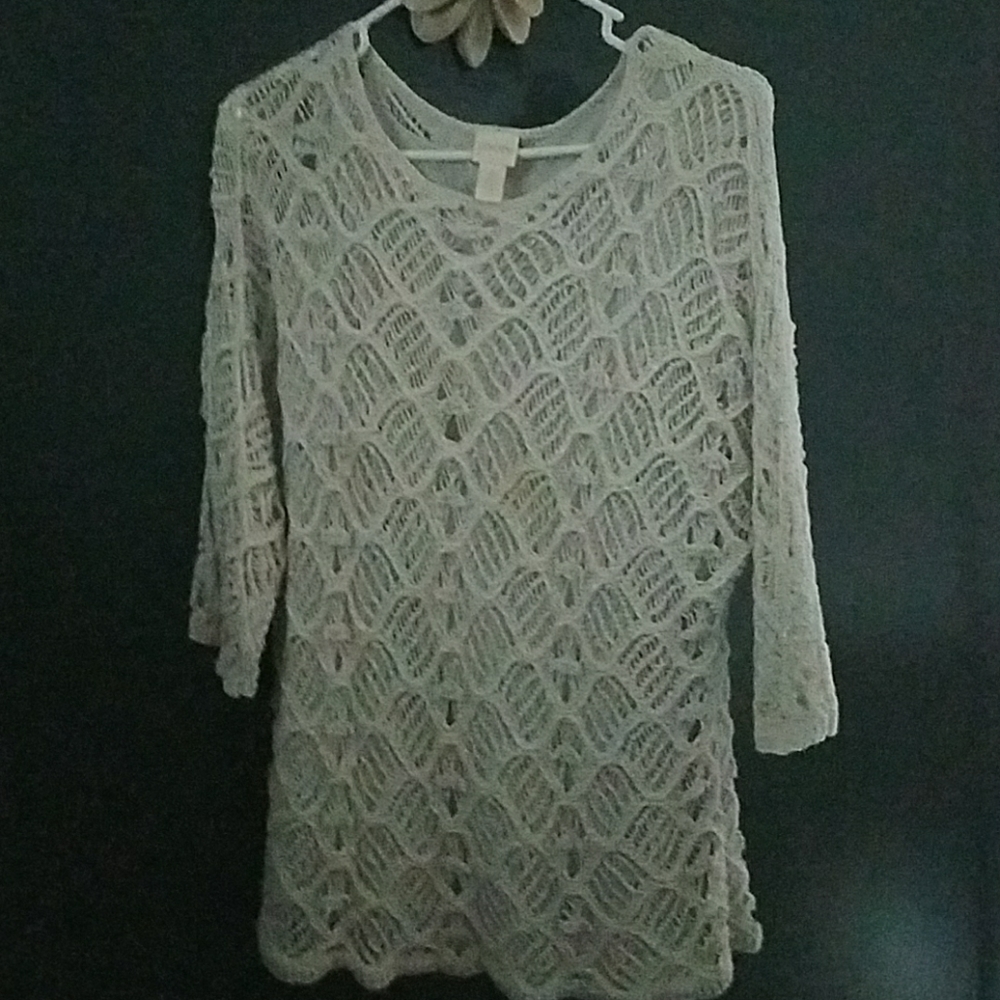 Lace vintage Chicos sweater
